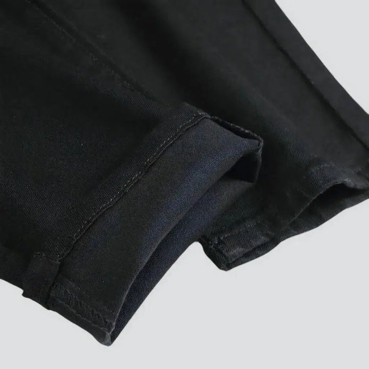 Monochrome skinny jeans
 for men