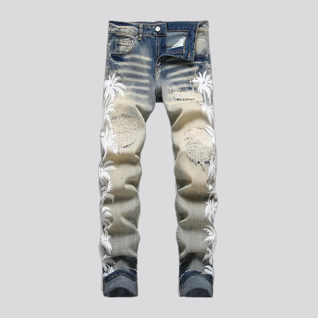 Faded Wash Skinny Jeans for Men | Jeans4you.shop